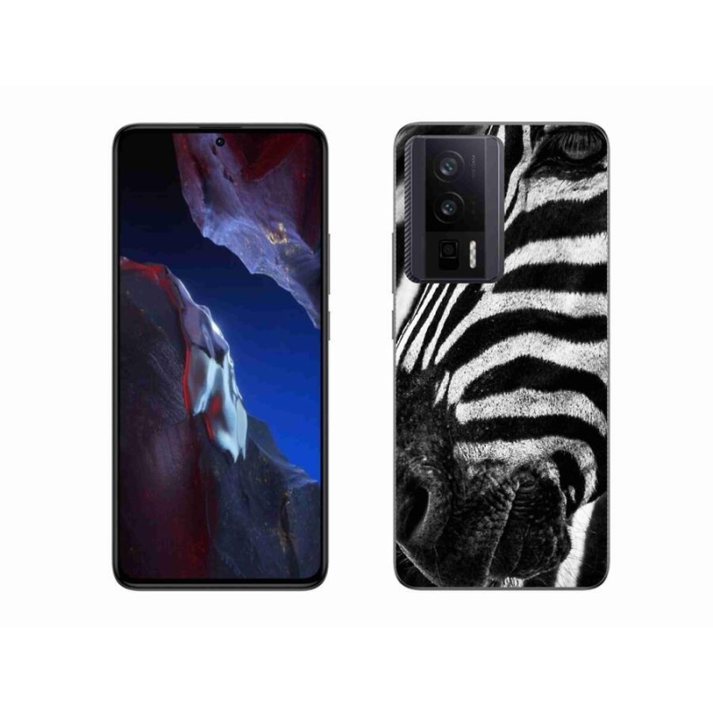 Gelový kryt mmCase na Xiaomi Poco F5 Pro - zebra