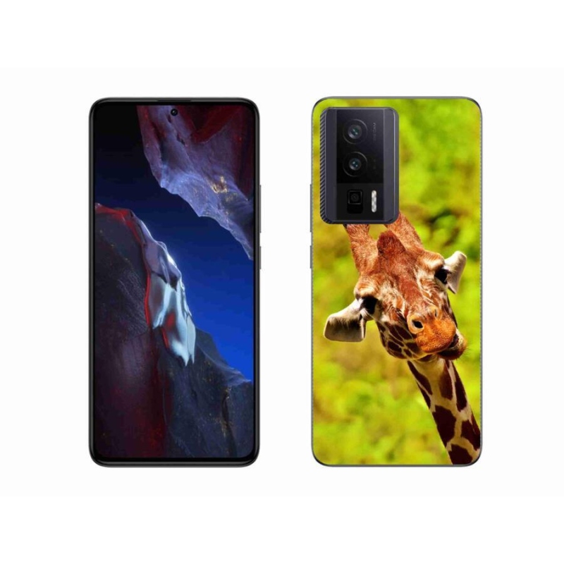 Gelový kryt mmCase na Xiaomi Poco F5 Pro - žirafa