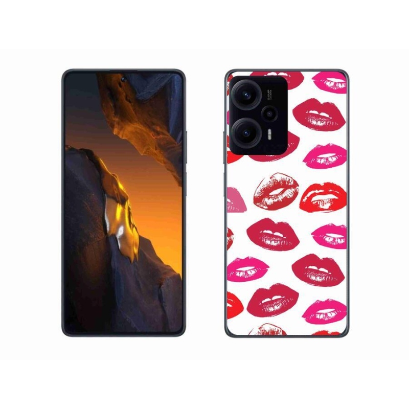 Gelový kryt mmCase na Xiaomi Poco F5 - rty