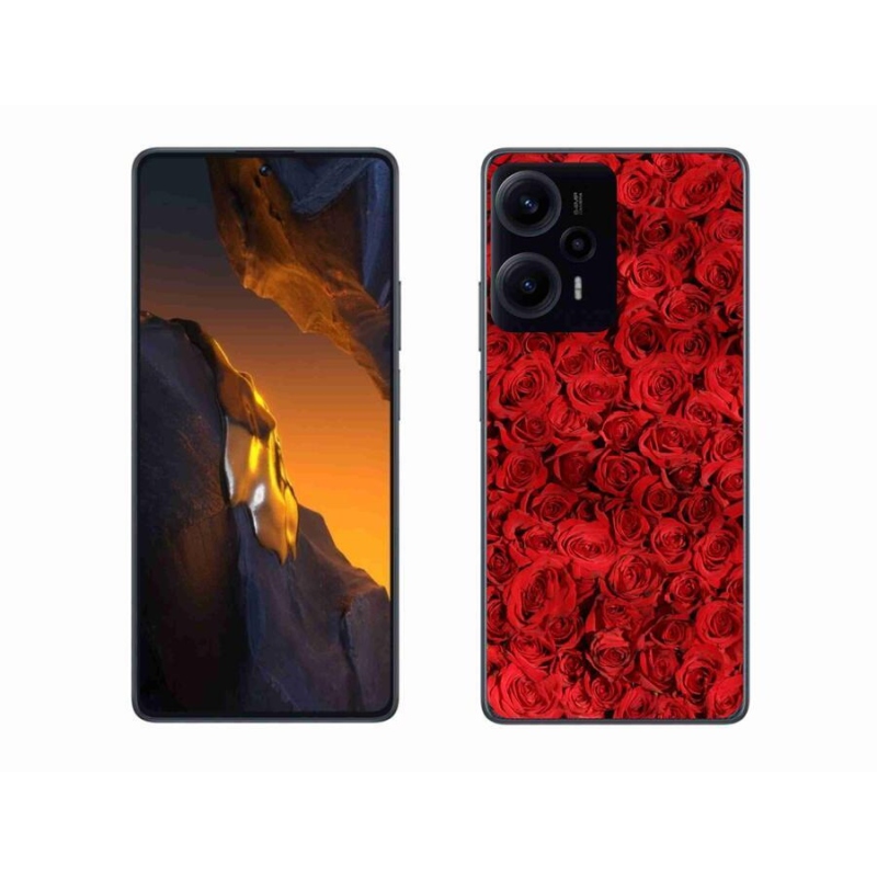 Gelový kryt mmCase na Xiaomi Poco F5 - růže