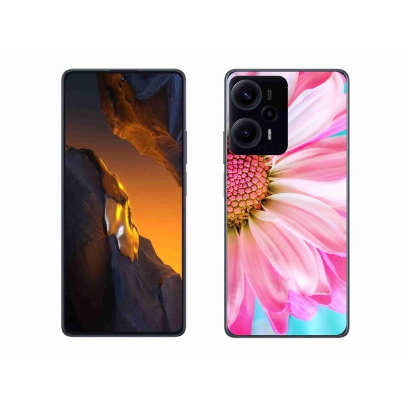 Gelový kryt mmCase na Xiaomi Poco F5 - růžová květina
