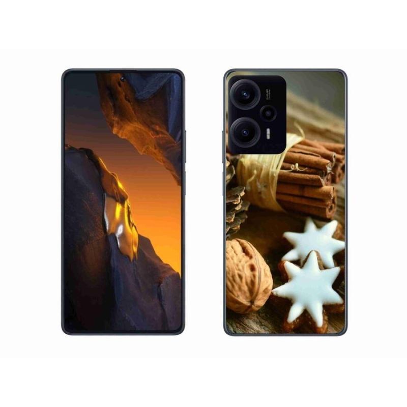 Gelový kryt mmCase na Xiaomi Poco F5 - skořice a perníčky