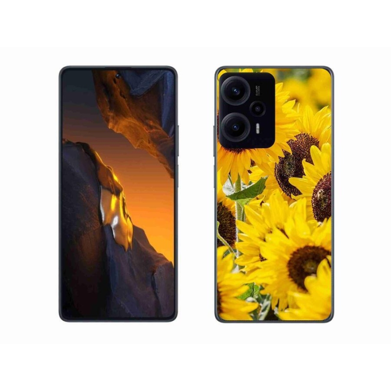 Gelový kryt mmCase na Xiaomi Poco F5 - slunečnice