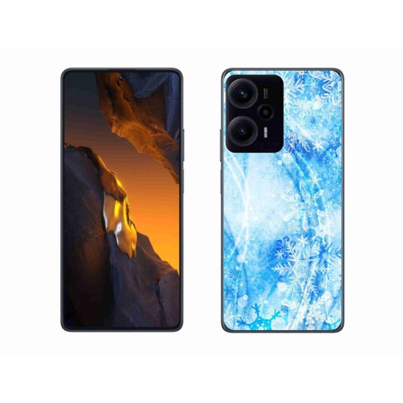 Gelový kryt mmCase na Xiaomi Poco F5 - sněhové vločky