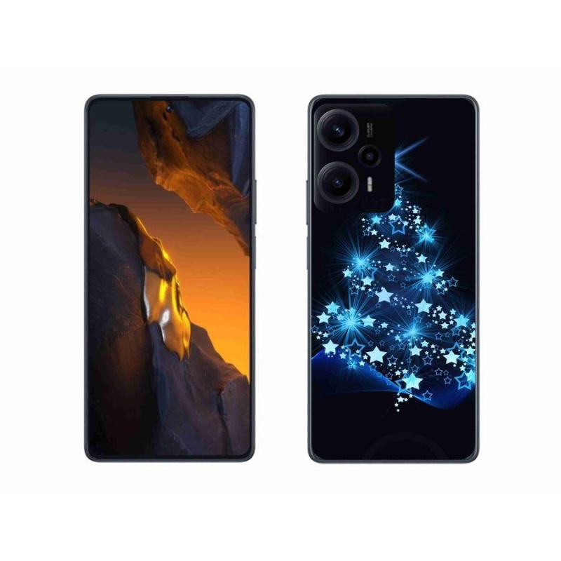 Gelový kryt mmCase na Xiaomi Poco F5 - vánoční stromek