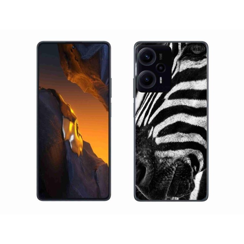 Gelový kryt mmCase na Xiaomi Poco F5 - zebra