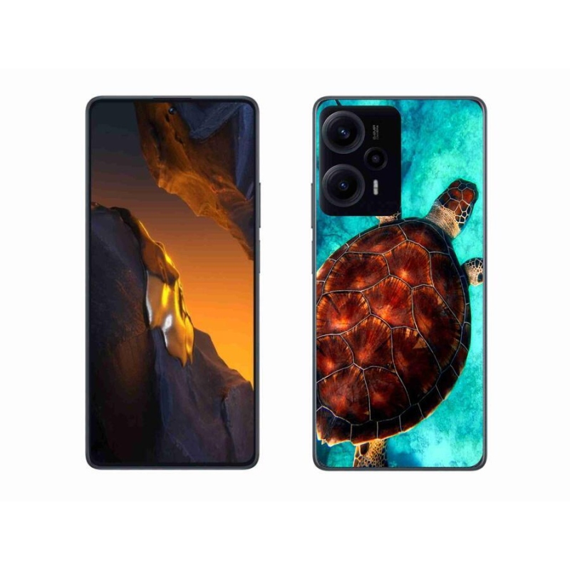 Gelový kryt mmCase na Xiaomi Poco F5 - želva