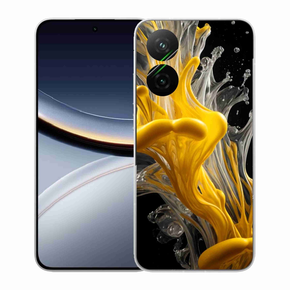 Gelový kryt mmCase na Xiaomi Poco F7 5G - abstraktní motiv 48