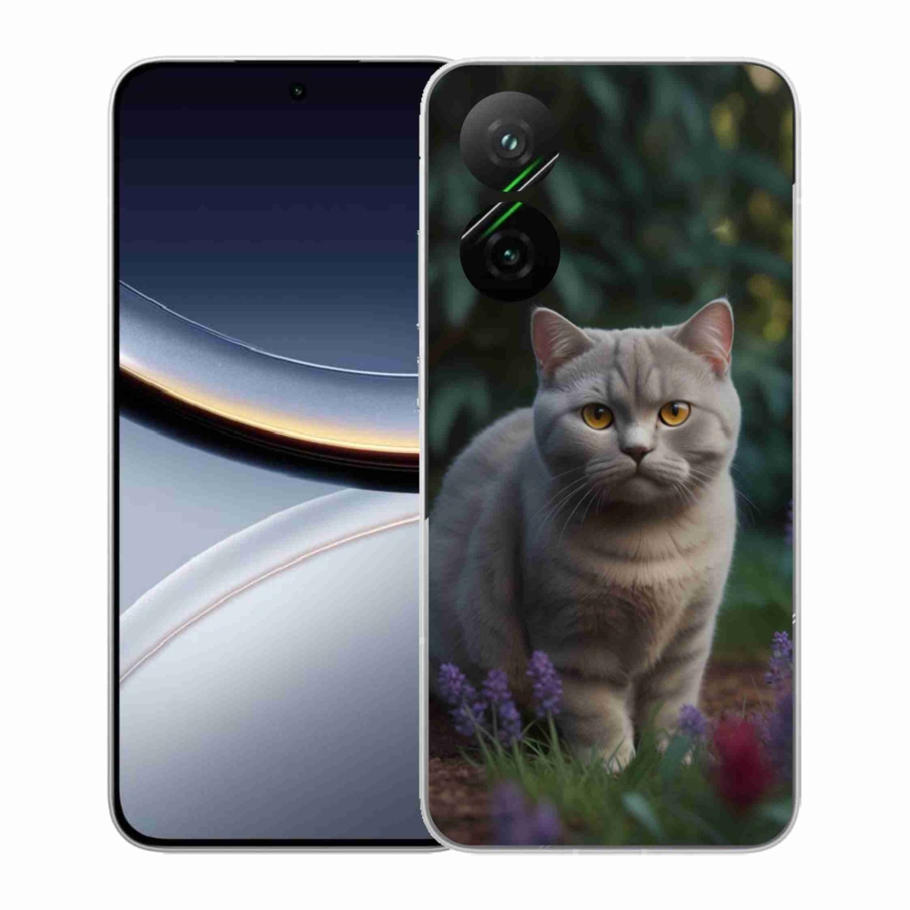 Gelový kryt mmCase na Xiaomi Poco F7 5G - britská kočka