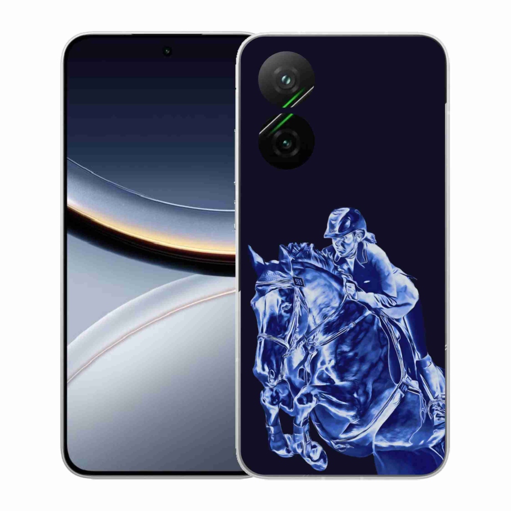 Gelový kryt mmCase na Xiaomi Poco F7 5G - dostihový kůň
