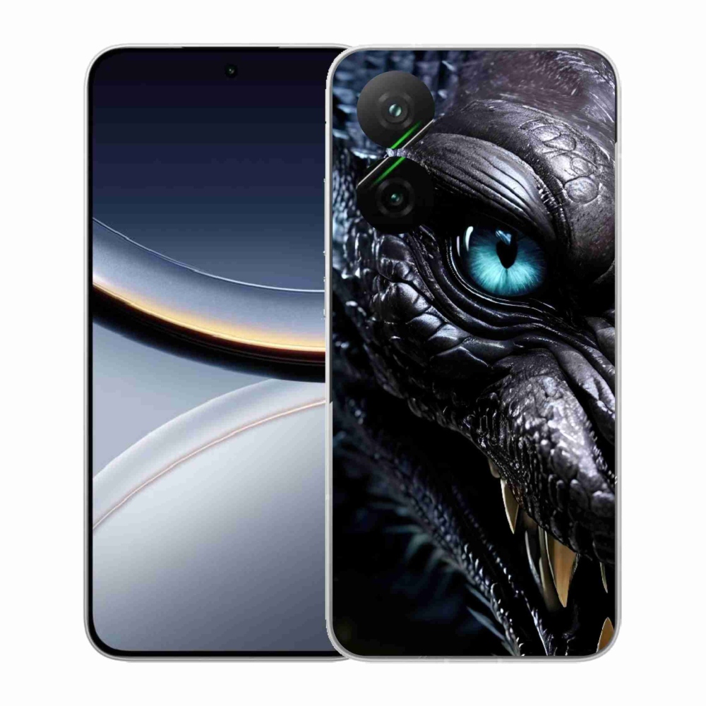 Gelový kryt mmCase na Xiaomi Poco F7 5G - dračí pohled