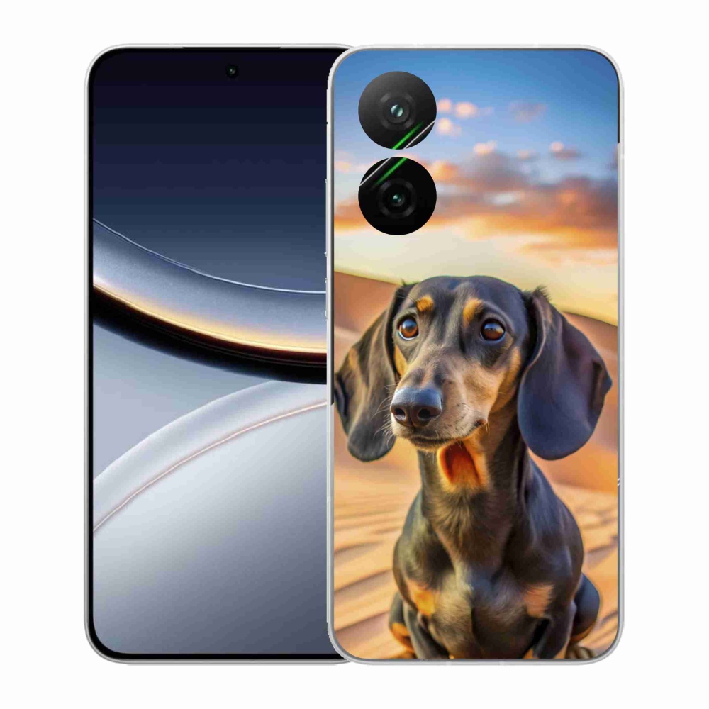 Gelový kryt mmCase na Xiaomi Poco F7 5G - jezevčík 3 