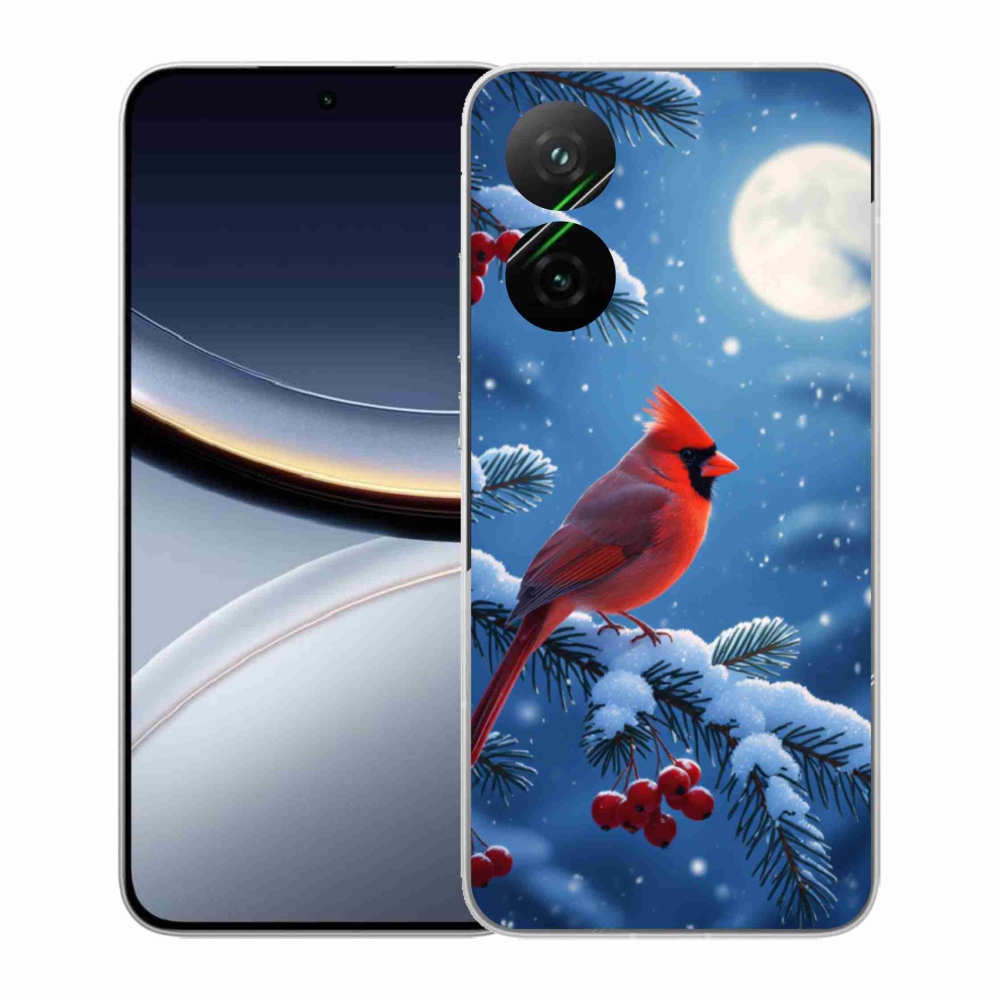 Gelový kryt mmCase na Xiaomi Poco F7 5G - kardinál červený