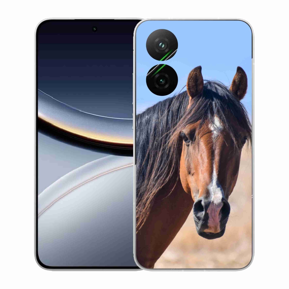 Gelový kryt mmCase na Xiaomi Poco F7 5G - klidný kůň