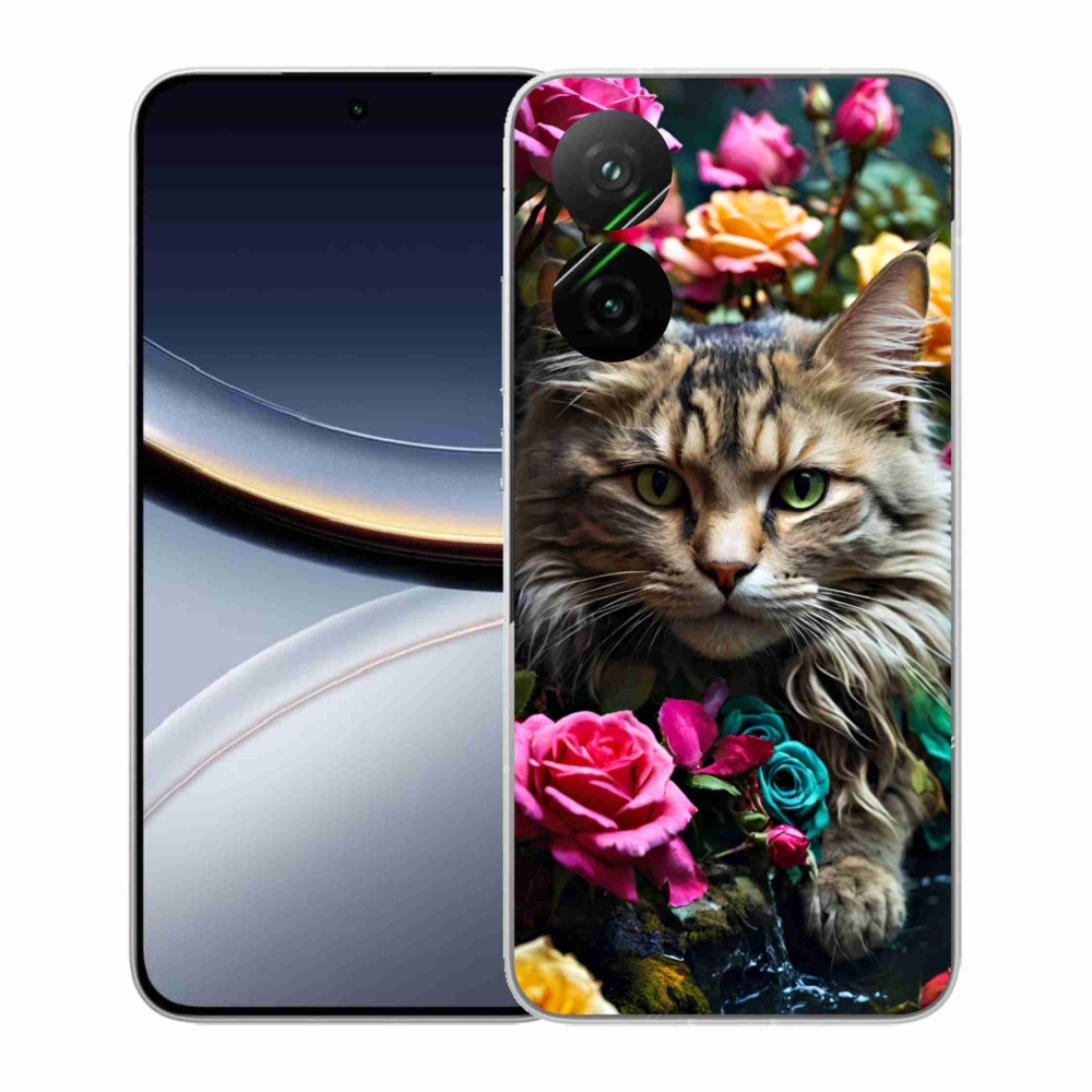 Gelový kryt mmCase na Xiaomi Poco F7 5G - kočíčí pohled 2