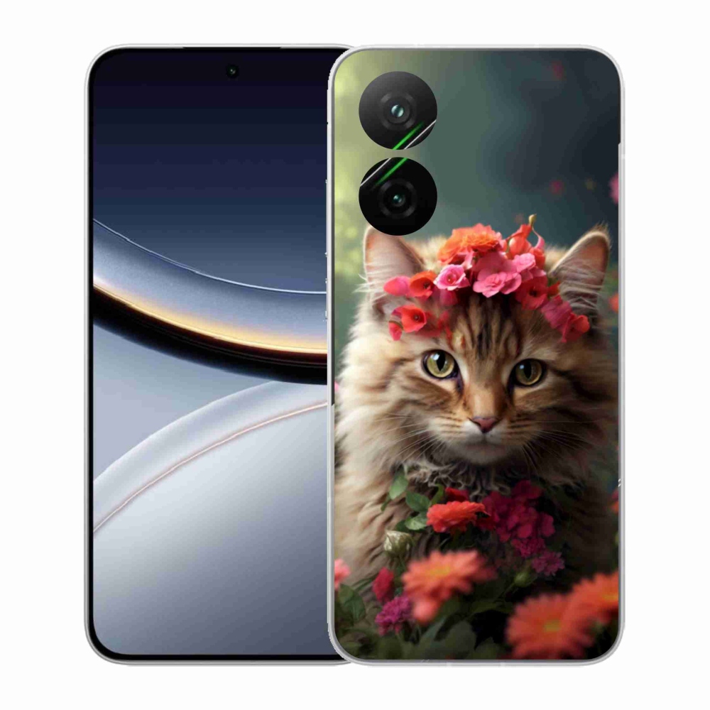 Gelový kryt mmCase na Xiaomi Poco F7 5G - kočíčí princezna