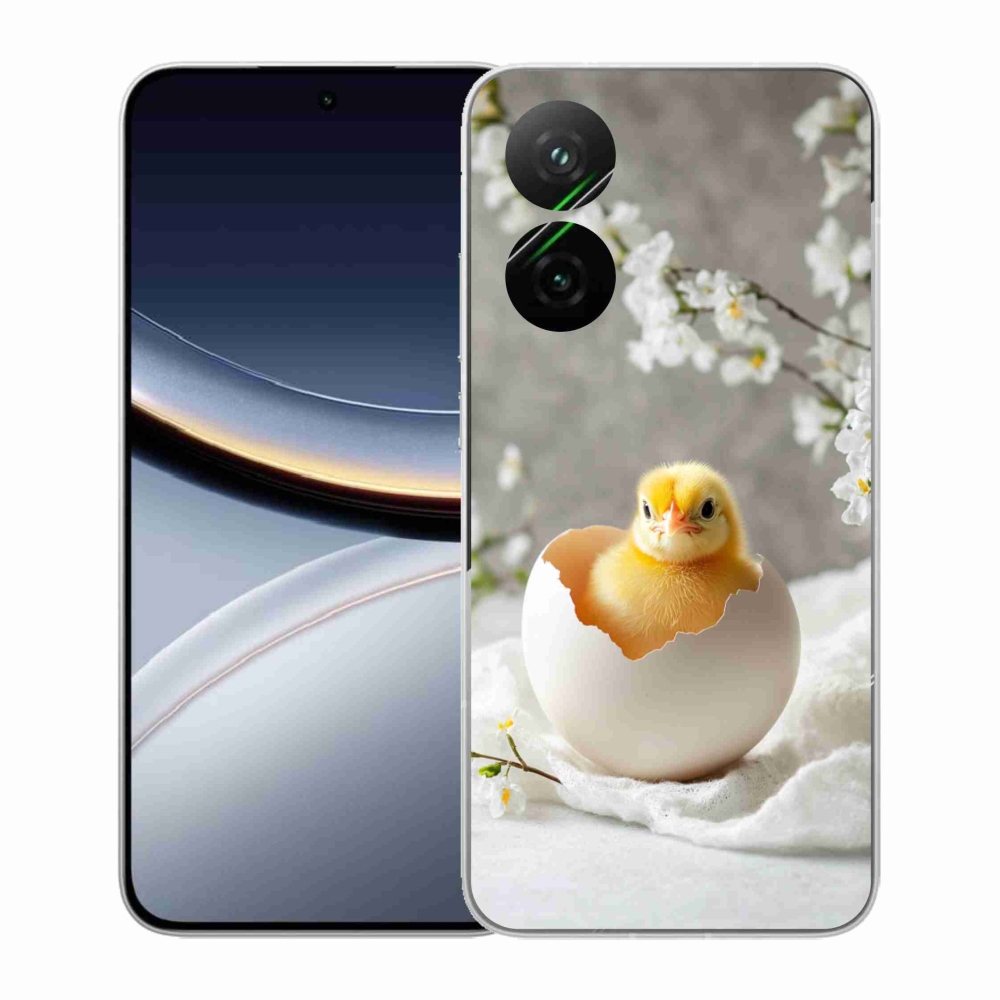 Gelový kryt mmCase na Xiaomi Poco F7 5G - kuřátko