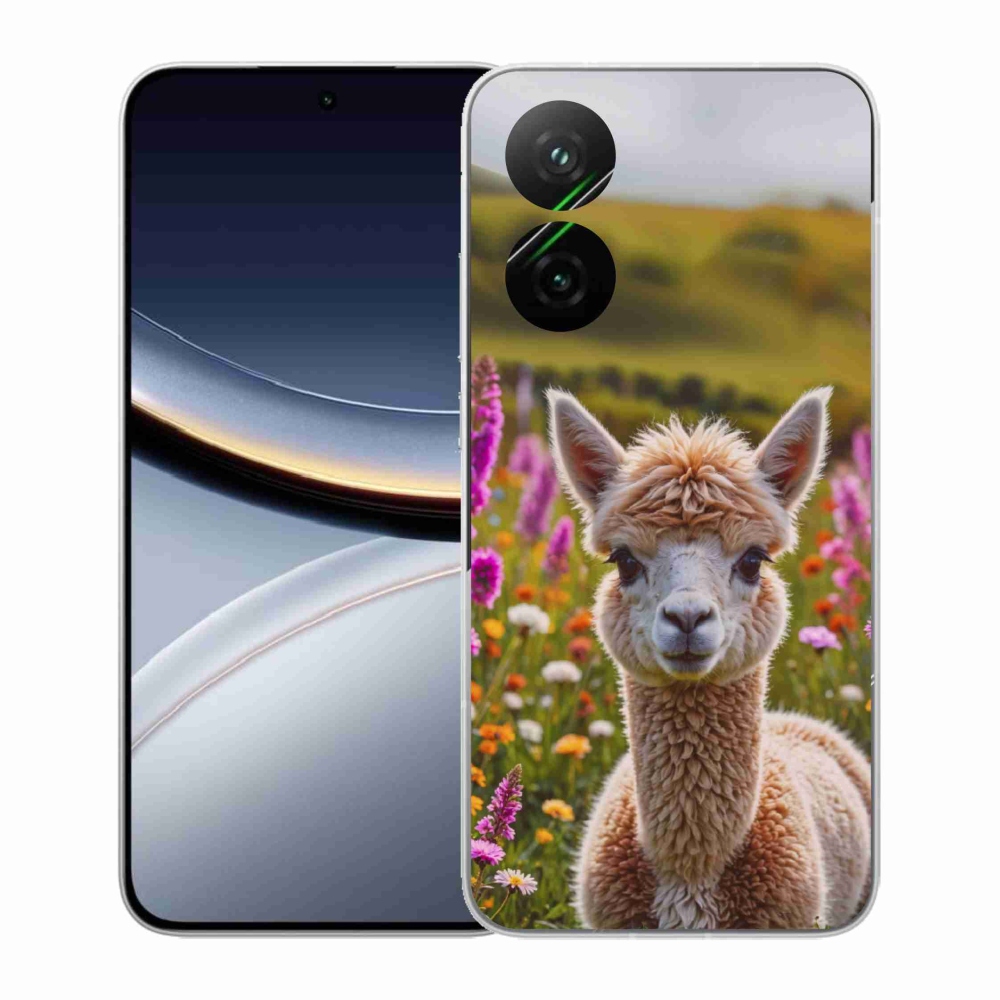 Gelový kryt mmCase na Xiaomi Poco F7 5G - lama na louce