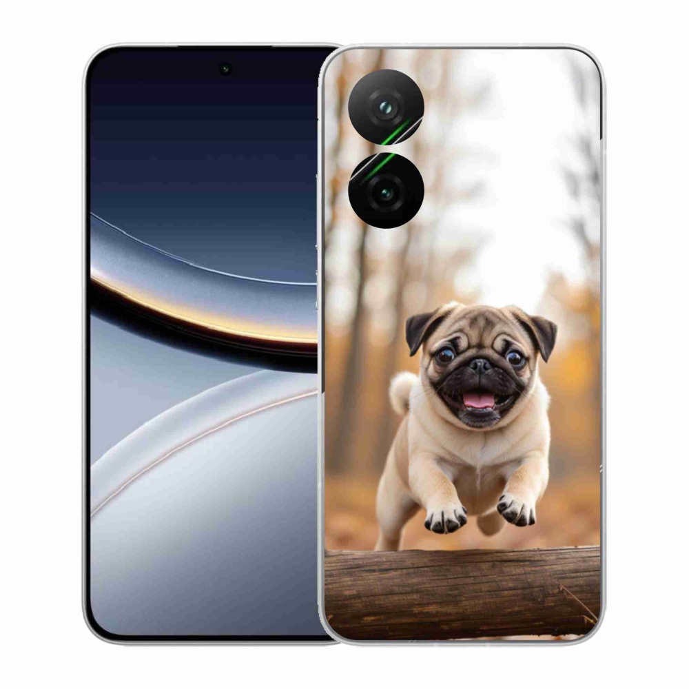 Gelový kryt mmCase na Xiaomi Poco F7 5G - mops 2