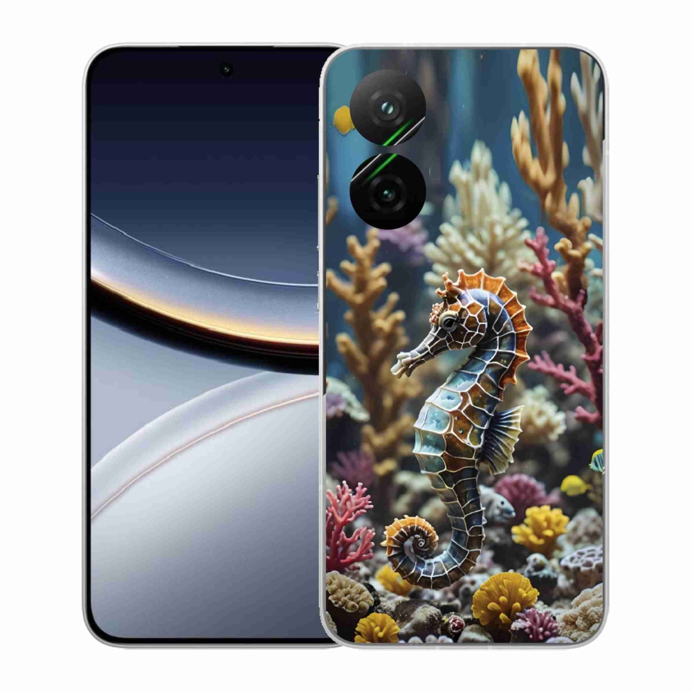 Gelový kryt mmCase na Xiaomi Poco F7 5G - mořský koník 2