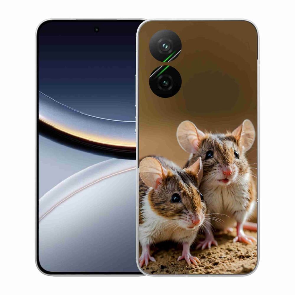 Gelový kryt mmCase na Xiaomi Poco F7 5G - myší duo