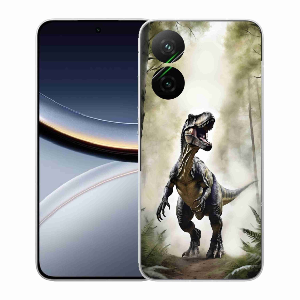 Gelový kryt mmCase na Xiaomi Poco F7 5G - naštvaný T-Rex