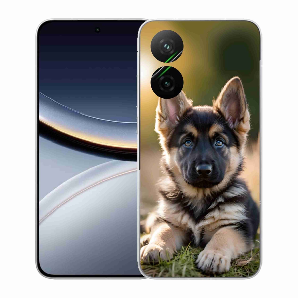 Gelový kryt mmCase na Xiaomi Poco F7 5G - německý ovčák v přírodě