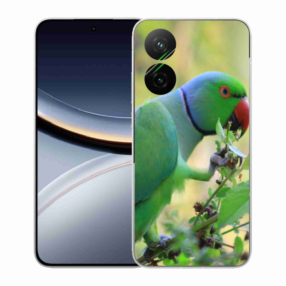 Gelový kryt mmCase na Xiaomi Poco F7 5G - papoušek alexandr