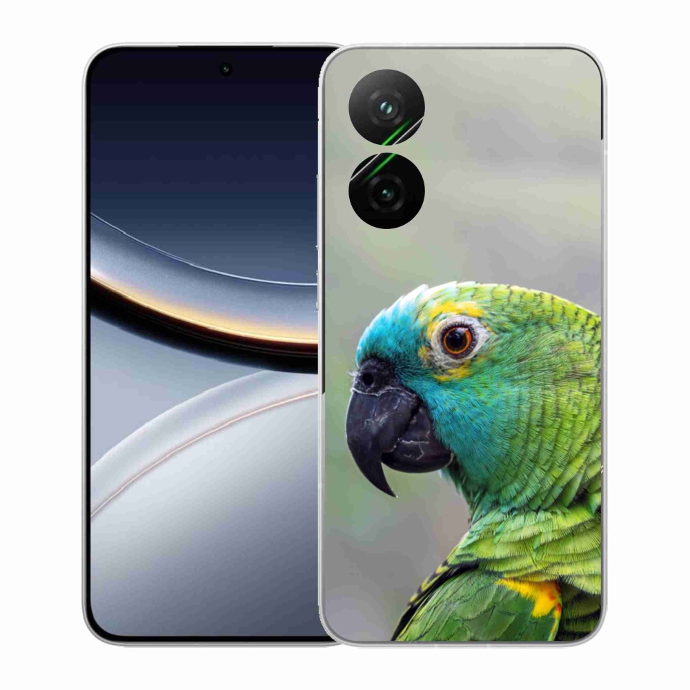 Gelový kryt mmCase na Xiaomi Poco F7 5G - papoušek amazoňan