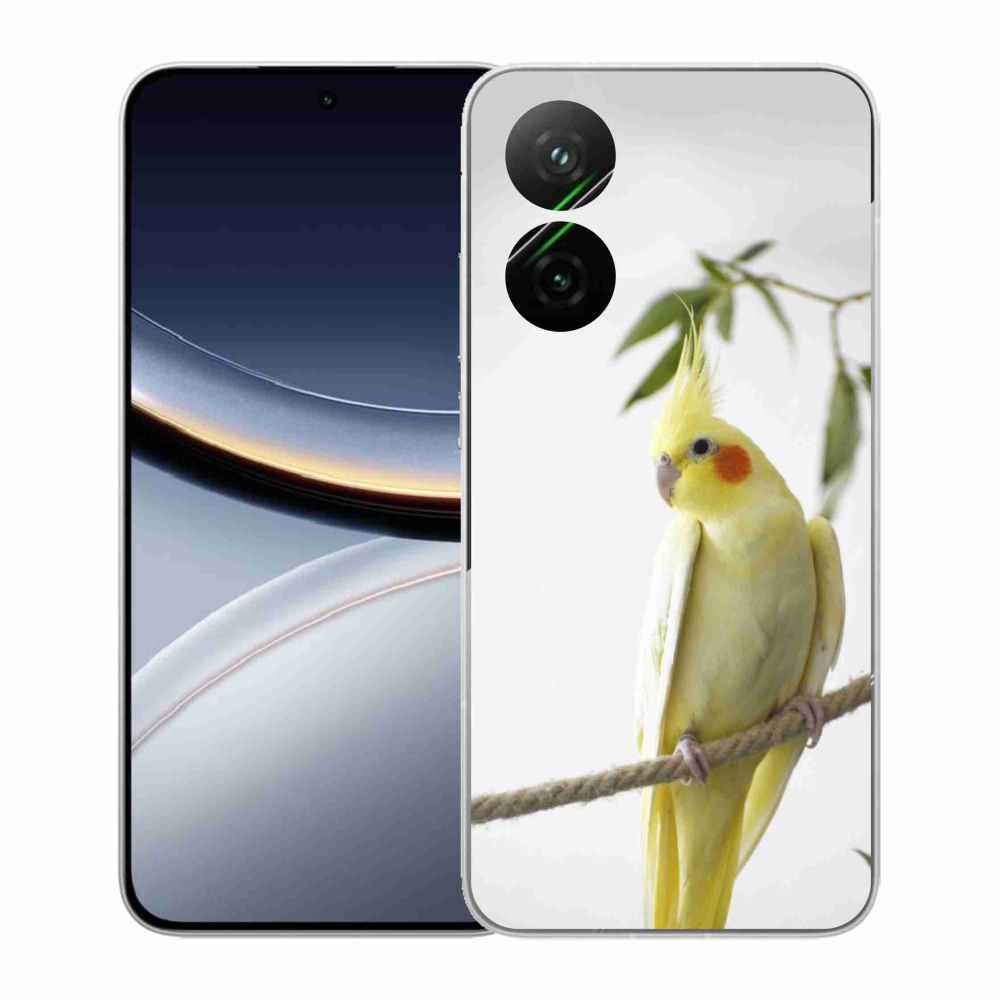 Gelový kryt mmCase na Xiaomi Poco F7 5G - papoušek korela chocholatá