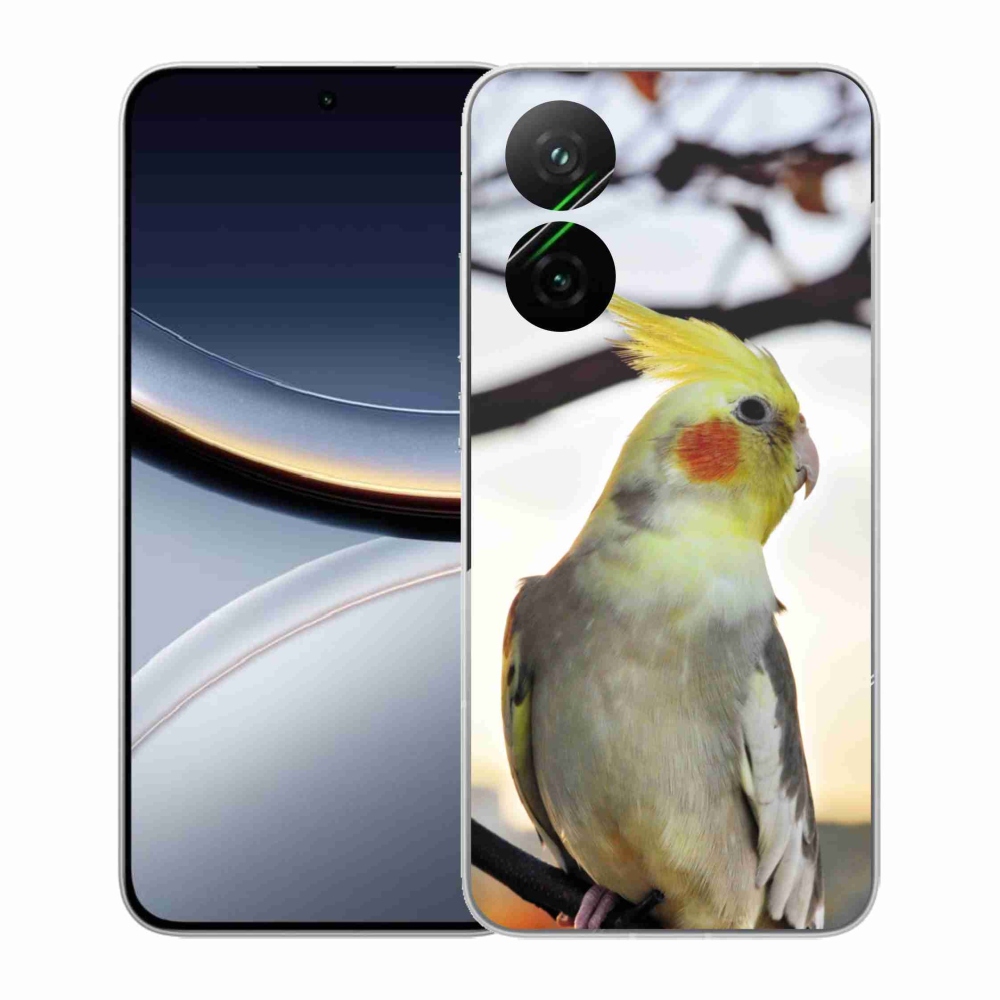 Gelový kryt mmCase na Xiaomi Poco F7 5G - papoušek korela