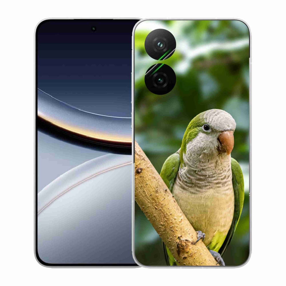 Gelový kryt mmCase na Xiaomi Poco F7 5G - papoušek mníšek