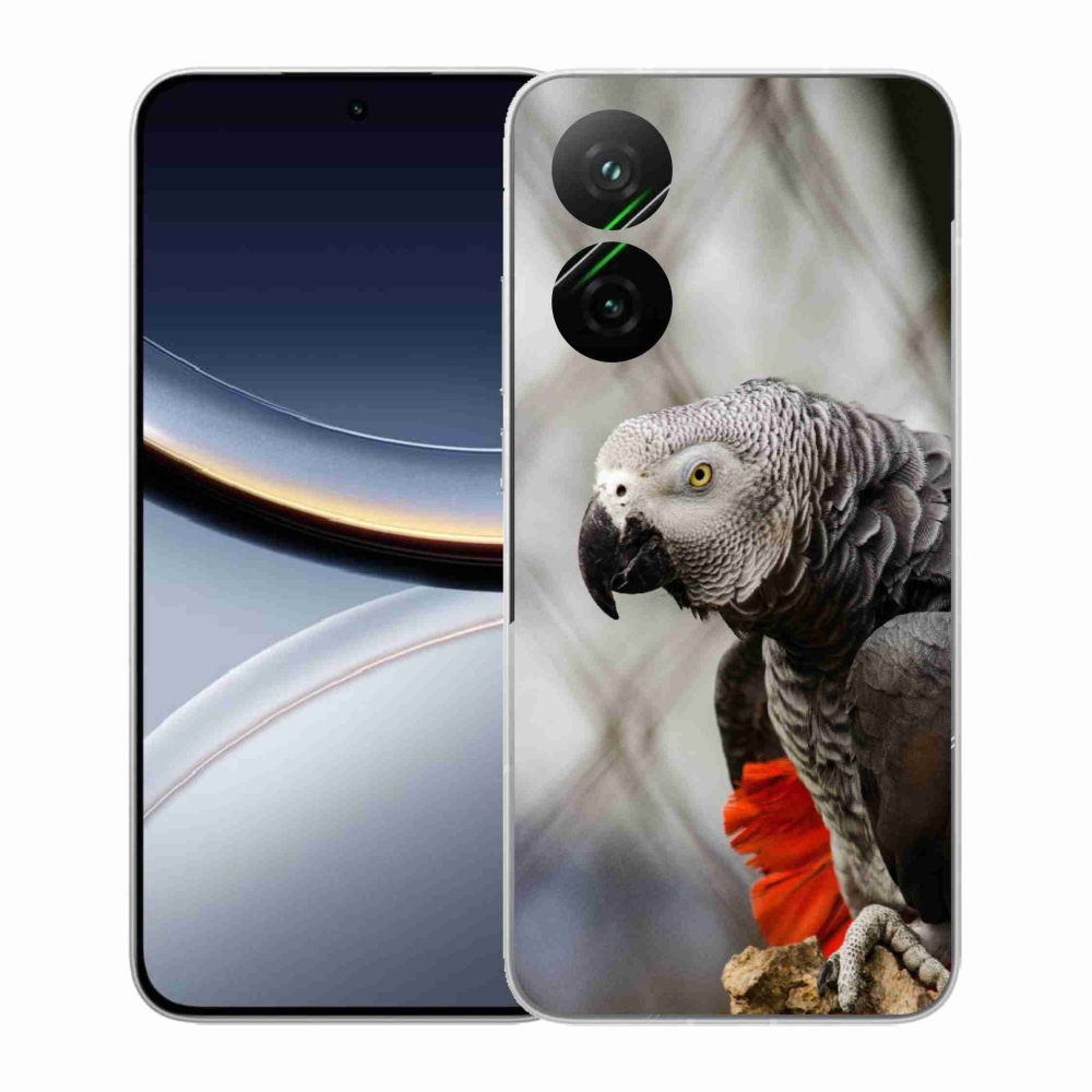 Gelový kryt mmCase na Xiaomi Poco F7 5G - papoušek žako 3