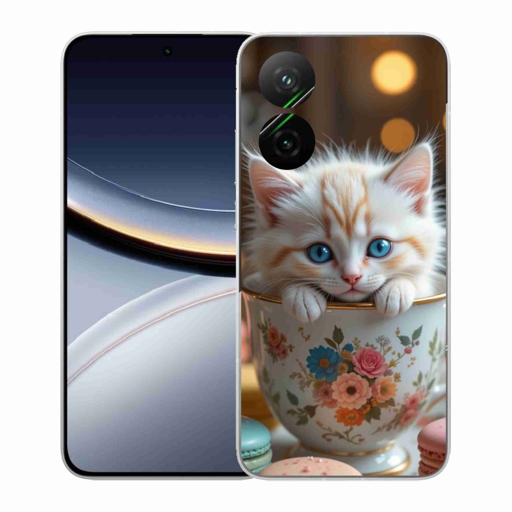 Gelový kryt mmCase na Xiaomi Poco F7 5G - roztomilé kotě 6