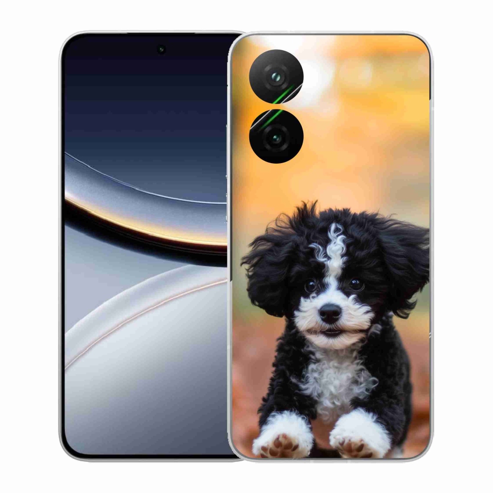 Gelový kryt mmCase na Xiaomi Poco F7 5G - roztomilé štěně 2