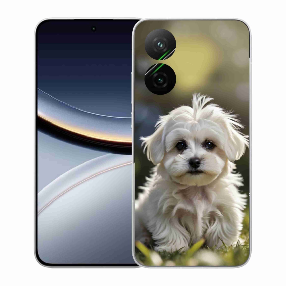 Gelový kryt mmCase na Xiaomi Poco F7 5G - roztomilý maltézský psík