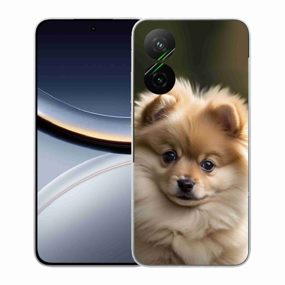 Gelový kryt mmCase na Xiaomi Poco F7 5G - roztomilý pomeranian 2