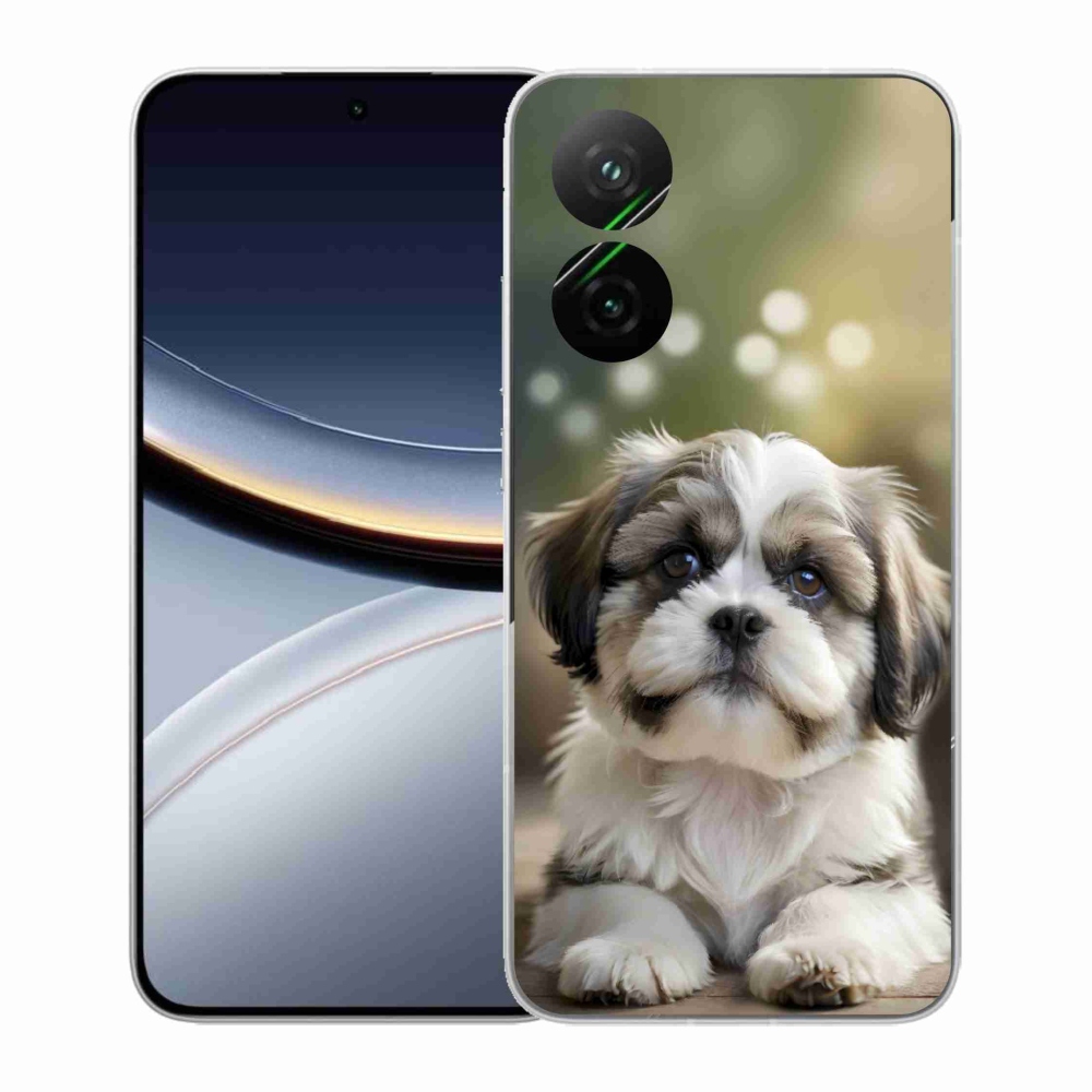 Gelový kryt mmCase na Xiaomi Poco F7 5G - roztomilý shih-tzu
