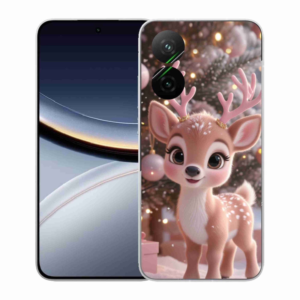 Gelový kryt mmCase na Xiaomi Poco F7 5G - roztomilý sob