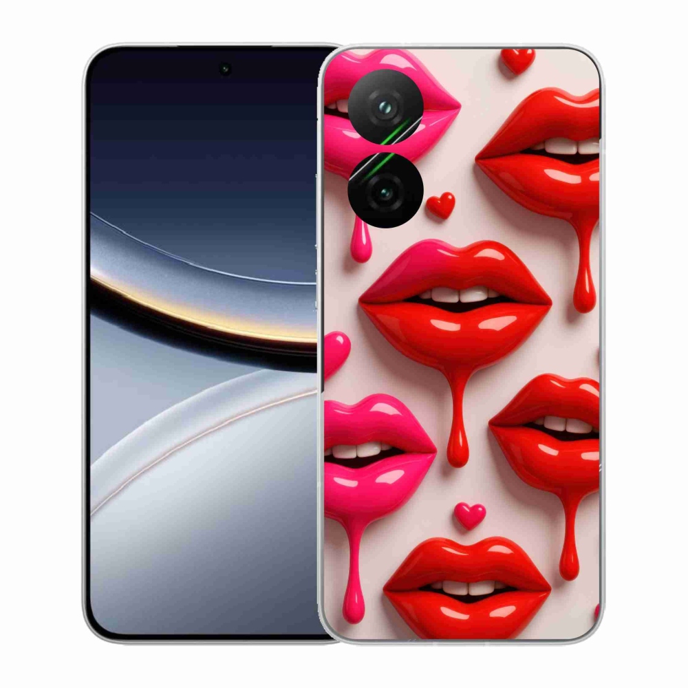 Gelový kryt mmCase na Xiaomi Poco F7 5G - rty 2