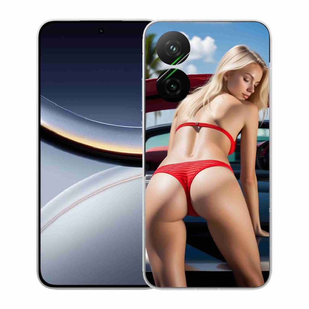 Gelový kryt mmCase na Xiaomi Poco F7 5G - sexy žena 2
