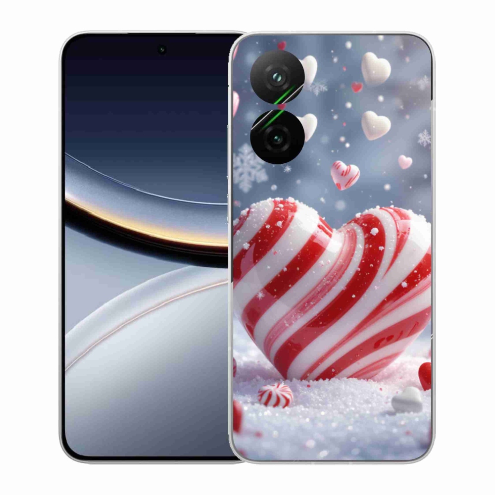 Gelový kryt mmCase na Xiaomi Poco F7 5G - sladké srdce
