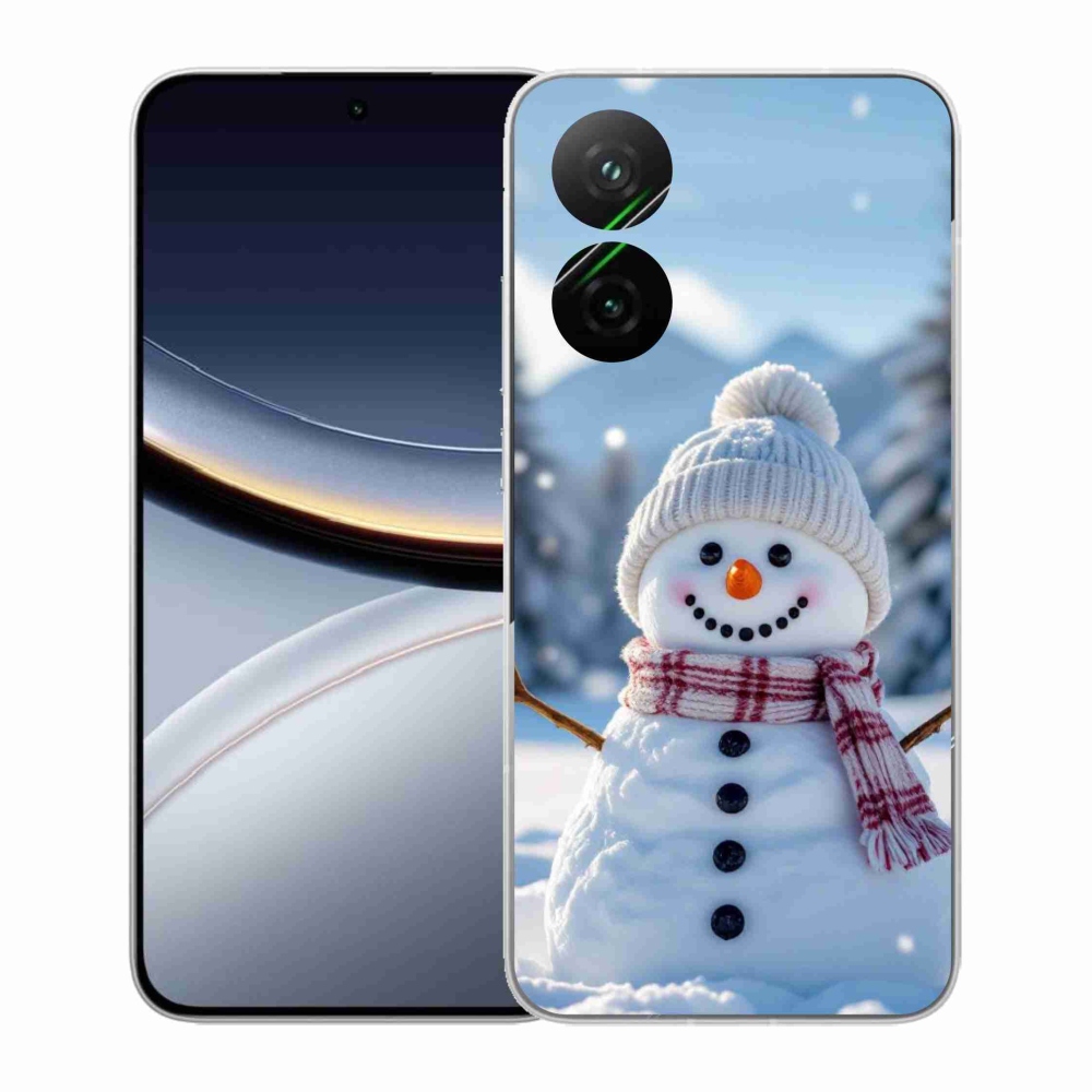 Gelový kryt mmCase na Xiaomi Poco F7 5G - sněhulák 3