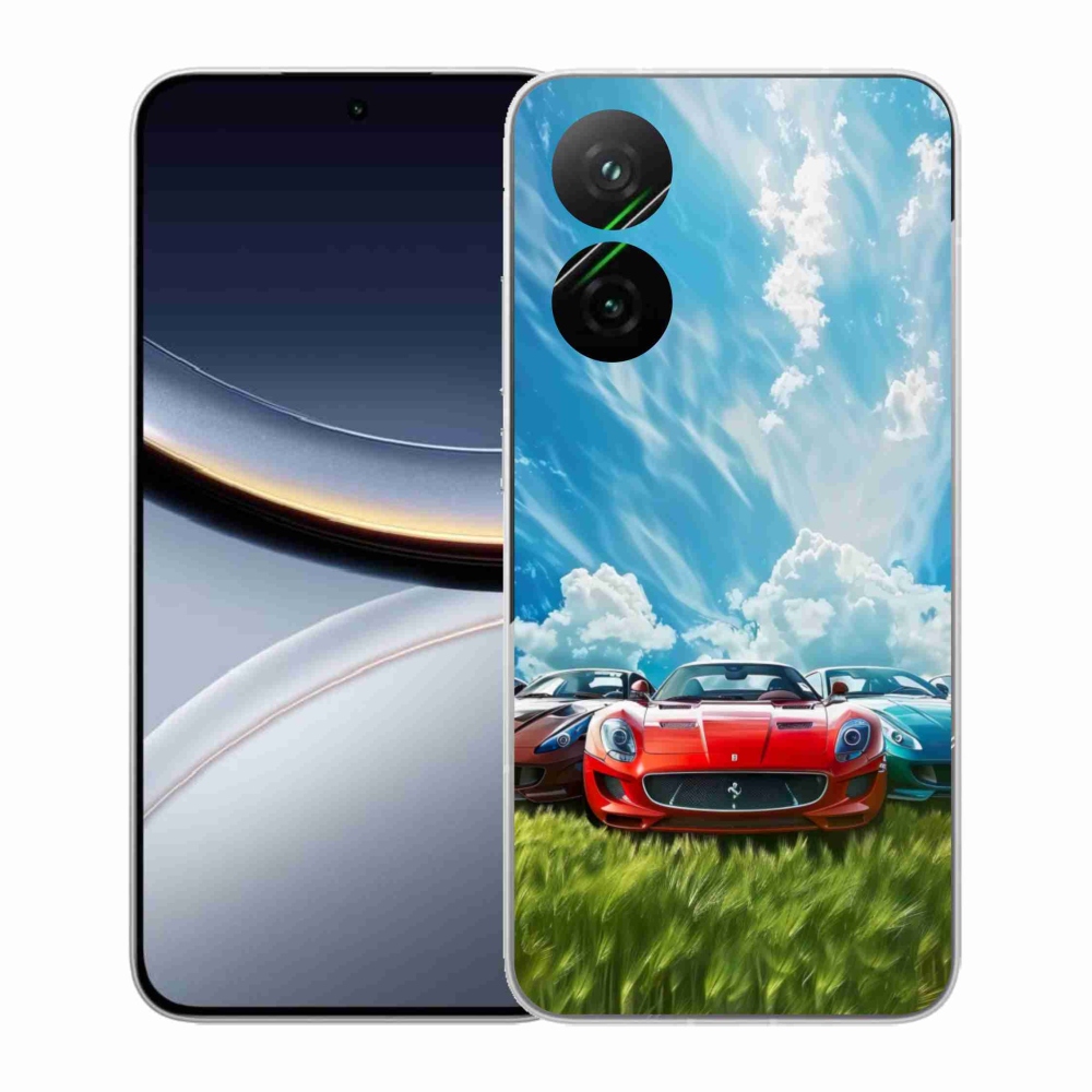 Gelový kryt mmCase na Xiaomi Poco F7 5G - sportovní vozy