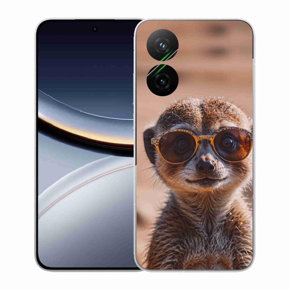 Gelový kryt mmCase na Xiaomi Poco F7 5G - stylová surikata