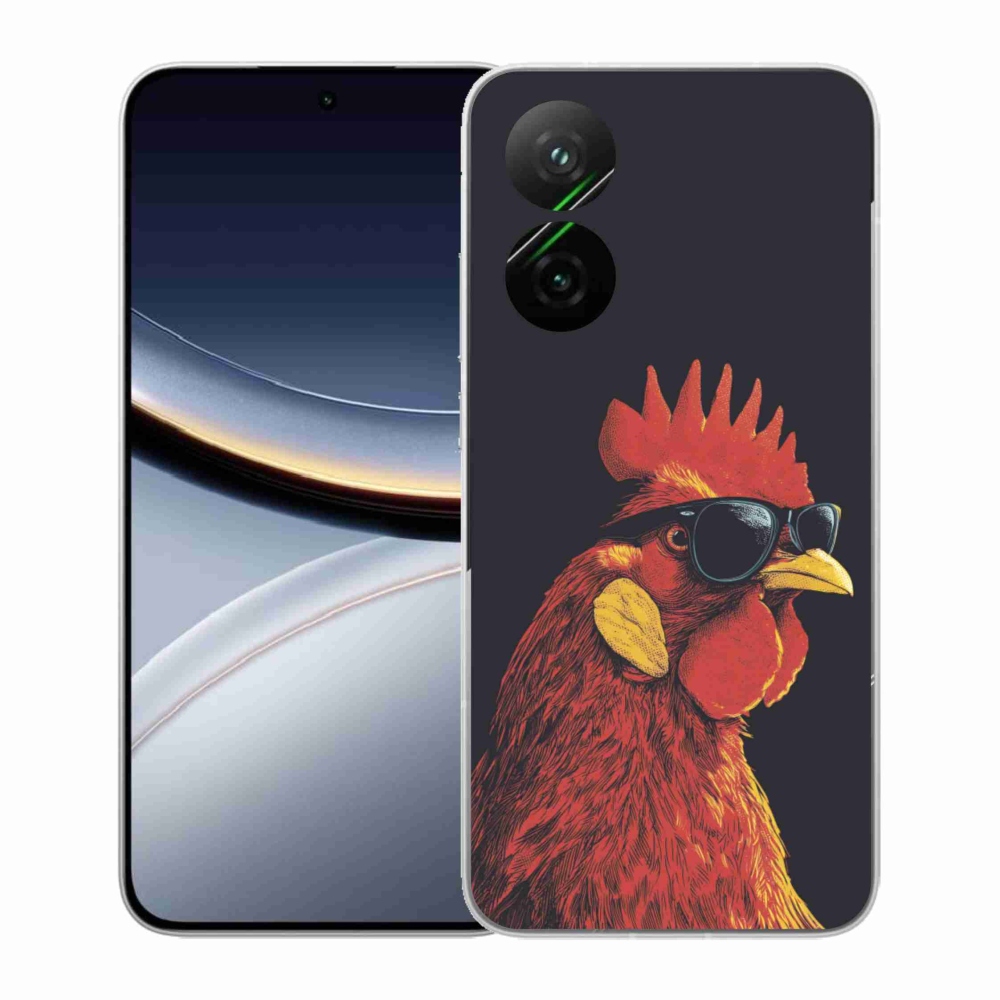 Gelový kryt mmCase na Xiaomi Poco F7 5G - stylový kohout