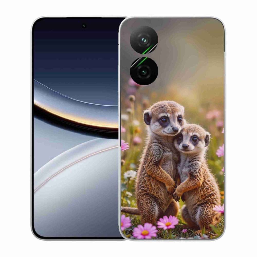 Gelový kryt mmCase na Xiaomi Poco F7 5G - surikatí duo