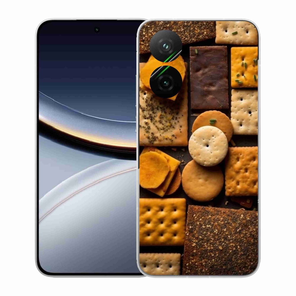 Gelový kryt mmCase na Xiaomi Poco F7 5G - sušenky