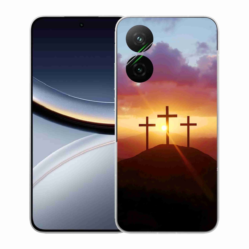 Gelový kryt mmCase na Xiaomi Poco F7 5G - tři kříže