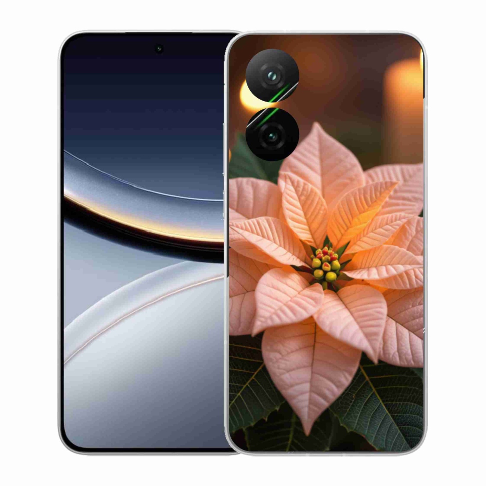 Gelový kryt mmCase na Xiaomi Poco F7 5G - vánoční hvězda